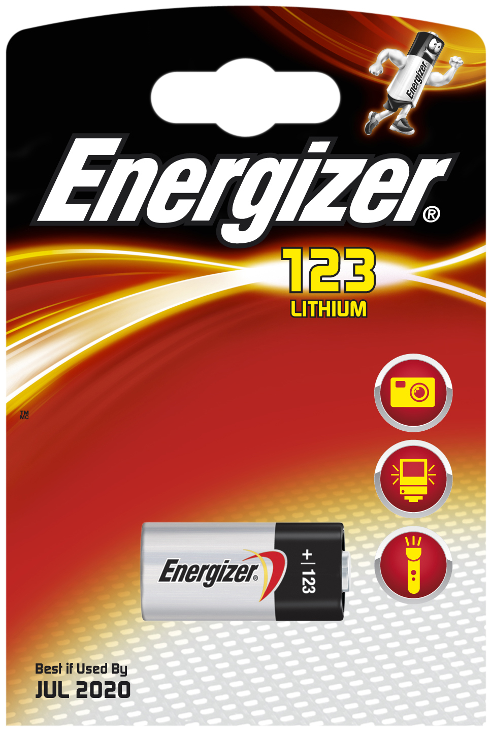 

Батарейка Energizer CR123 1 шт, 123 Lithium 1 шт