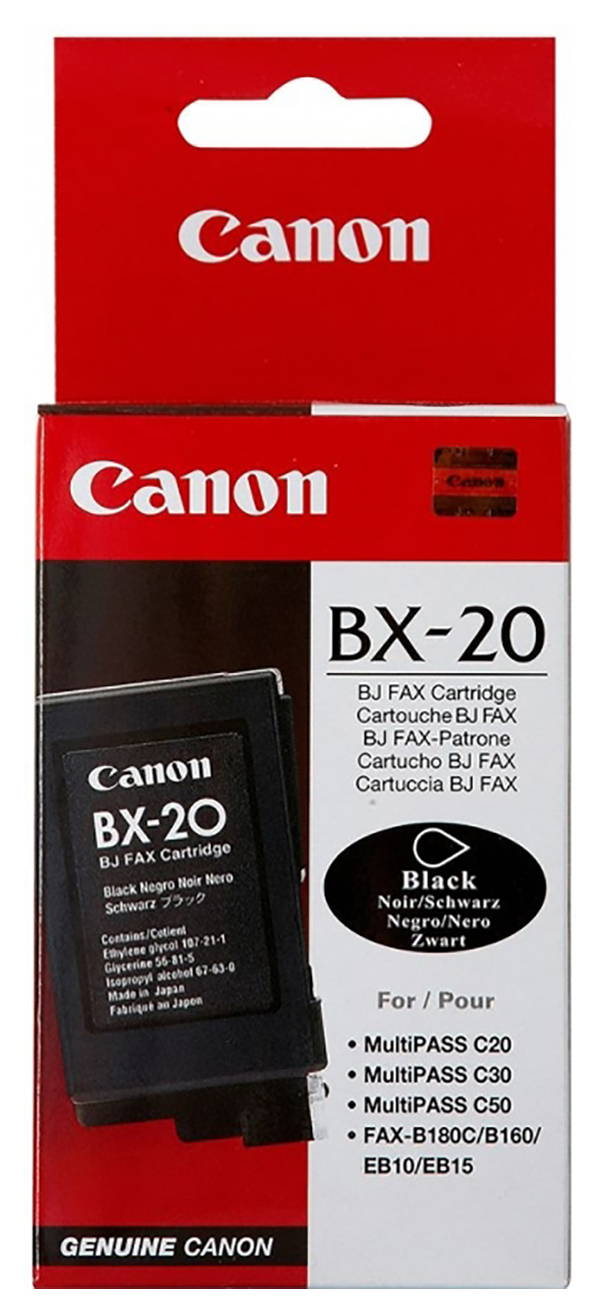 фото Картридж для струйного принтера canon bx-20 (0896a002) черный, оригинал