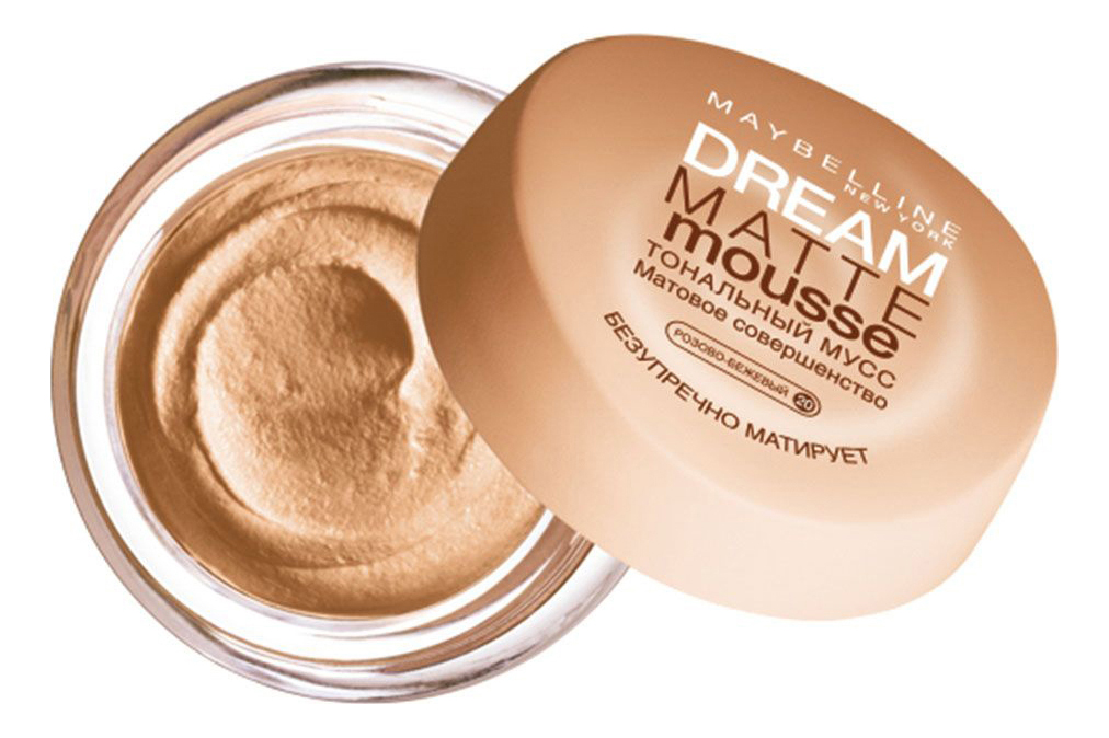 

Тональный крем Maybelline New York Dream Matte Mousse тон 020 Розово-бежевый, тональный крем B2032212/B2032211/B2032210