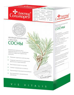 Соль для ванн Доктор Сольморей хвойный концентрат