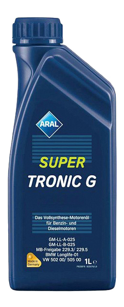 фото Моторное масло aral supertronic g 0w-40 1л