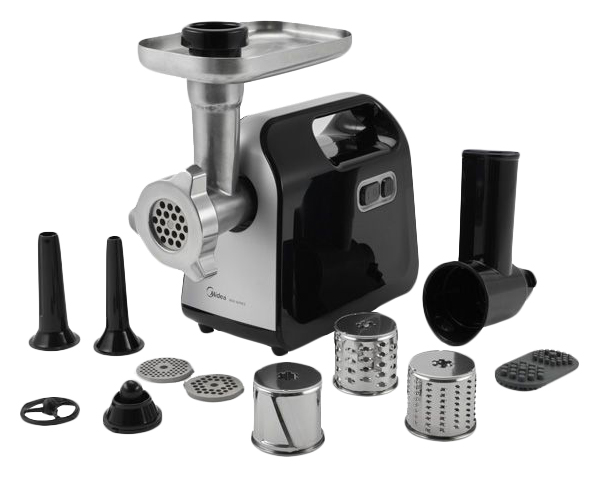 

Электромясорубка Midea MG-2753 Silver/Black, MG-2753