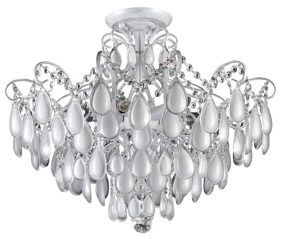 фото Люстра потолочная crystal lux sevilia pl6 silver