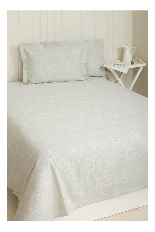 фото Покрывало luxberry flowers 150 х 220 см голубая мята