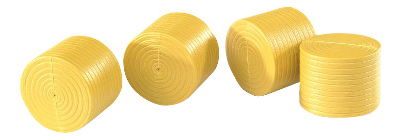 фото Игровой набор bruder 4 круглых рулона сена для claas rolland 250 gulliver
