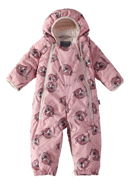 Купить 710712, Комбинезон детский Lassie Winter Overall розовый с лисицей р.62,