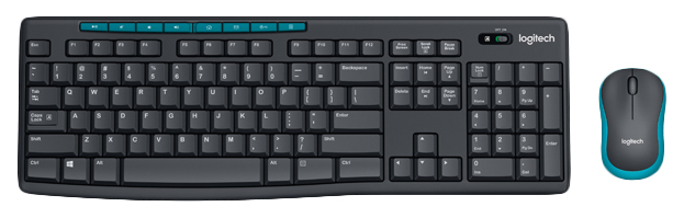 фото Комплект клавиатура и мышь logitech wireless combo mk275 920-008535