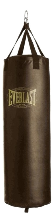 Боксерский мешок Everlast Nevatear Vintage 45 кг коричневый