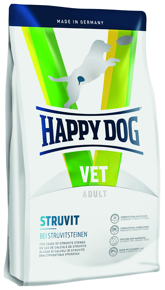 фото Сухой корм для собак happy dog vet adult struvit, при мкб со струвитами, птица, 1кг