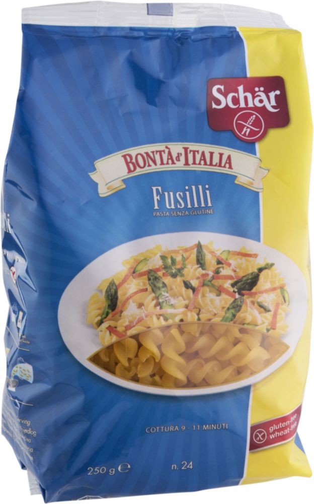 фото Макаронные изделия schar bonta italia fusilli 250 г