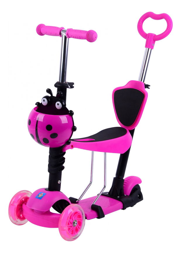 

Кикборд детский 5 в 1 фиолетовый 1 TOY Т59521, 5 в 1 фиолетовый