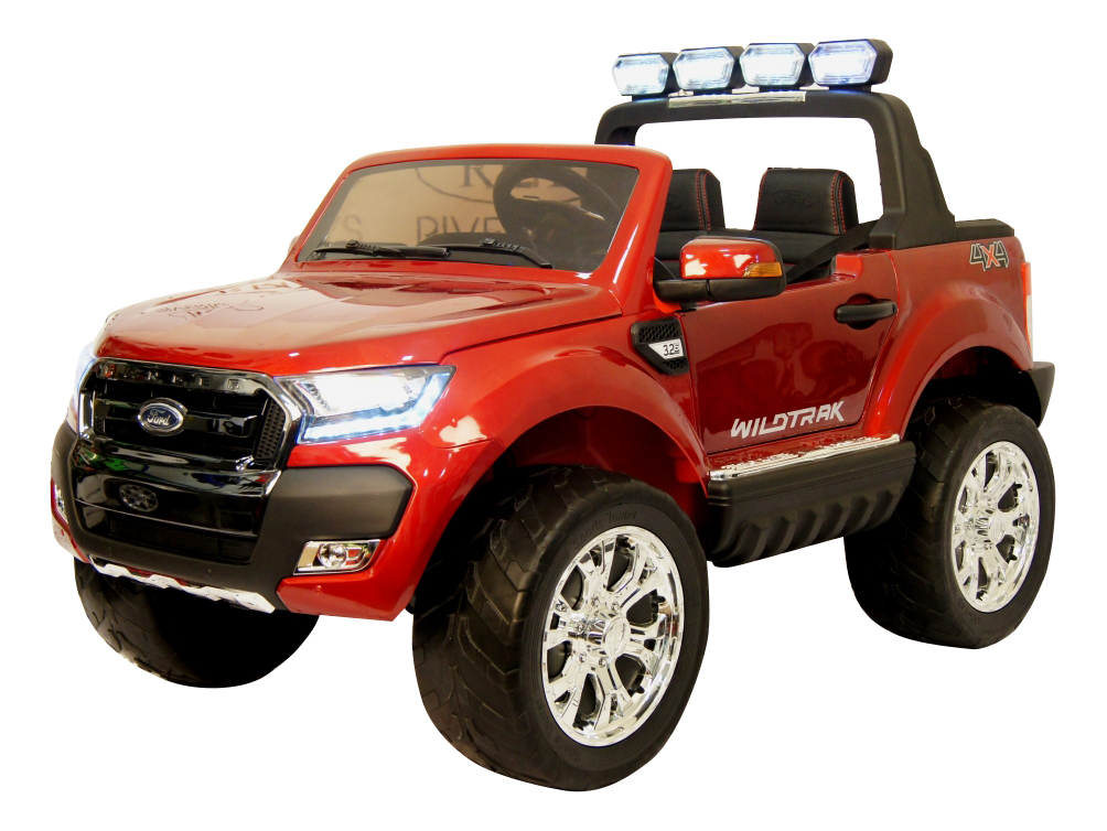 фото Электромобиль new ford ranger вишневый rivertoys