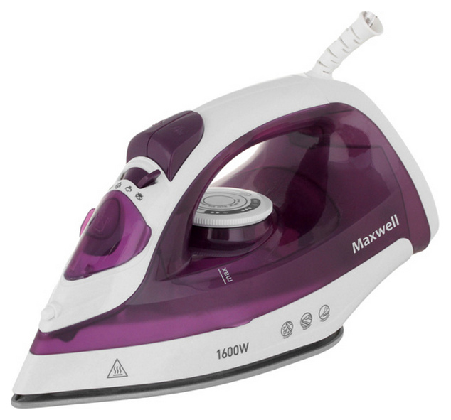 фото Утюг maxwell mw-3041 vt white/purple