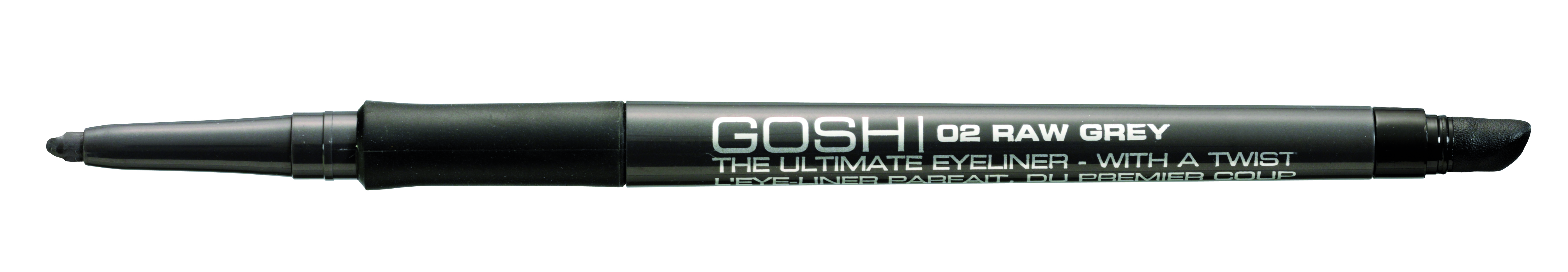 Карандаш для глаз Gosh The Ultimate Eyeliner-With a Twist 02 - Raw Grey, GOSH COPENHAGEN  - Купить