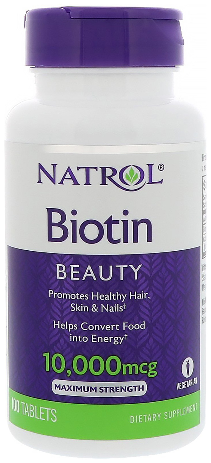 Витамин B Natrol Biotin 10000 100 таблеток