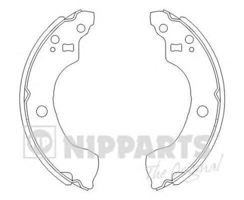

Тормозные колодки барабанные NIPPARTS J3501053
