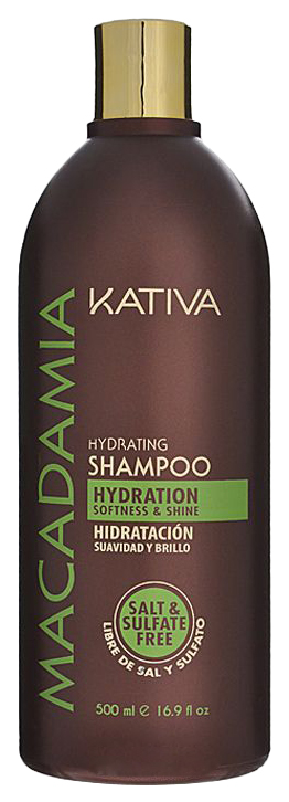 фото Шампунь kativa macadamia hydrating shampoo 500 мл