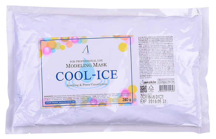 фото Маска для лица anskin cool-ice modeling mask 240 г