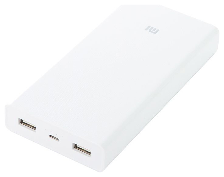 фото Внешний аккумулятор xiaomi mi power bank 2 cn 20000 mah (plm05zm) white