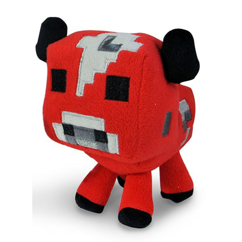 фото Мягкая игрушка minecraft minecraft baby mooshroom minecraft детеныш грибной коровы, 18 см jazwares