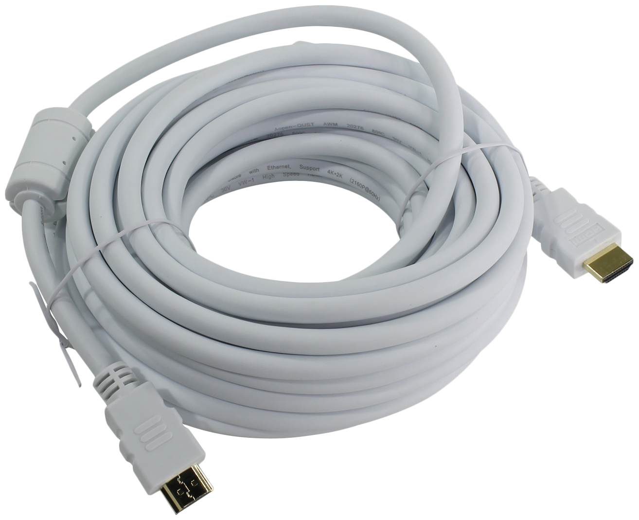 фото Кабель aopen hdmi - hdmi, 10м white (acg711dw)