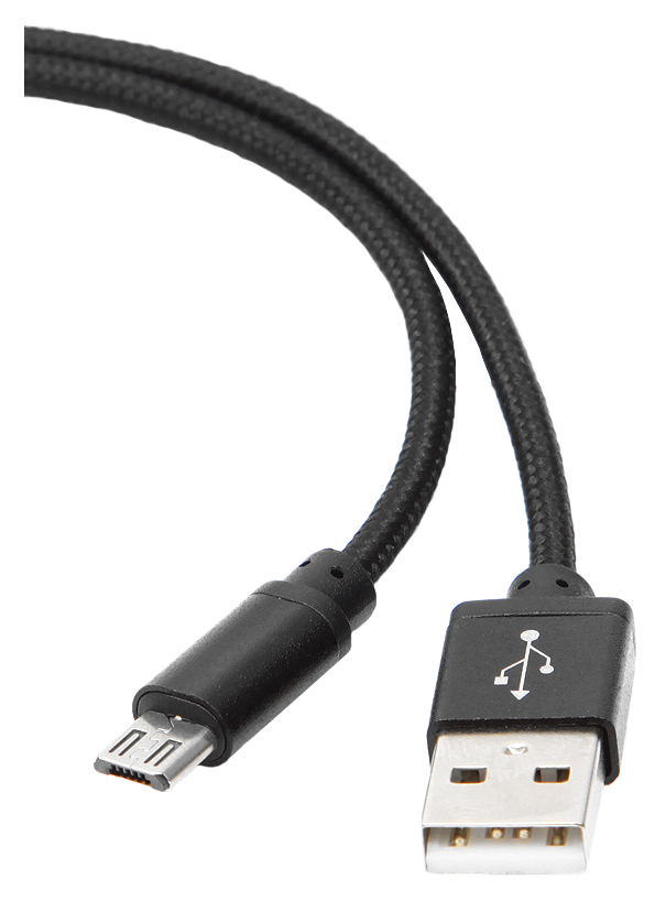 фото Кабель gembird "cablexpert cc-musb2bk" usb2,0 соединительный usb a-microb, черный (1,0м)