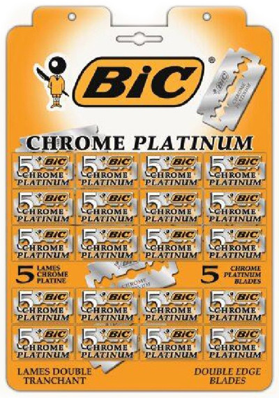 фото Лезвия для станка bic "chrome platinum", 20*5 штук