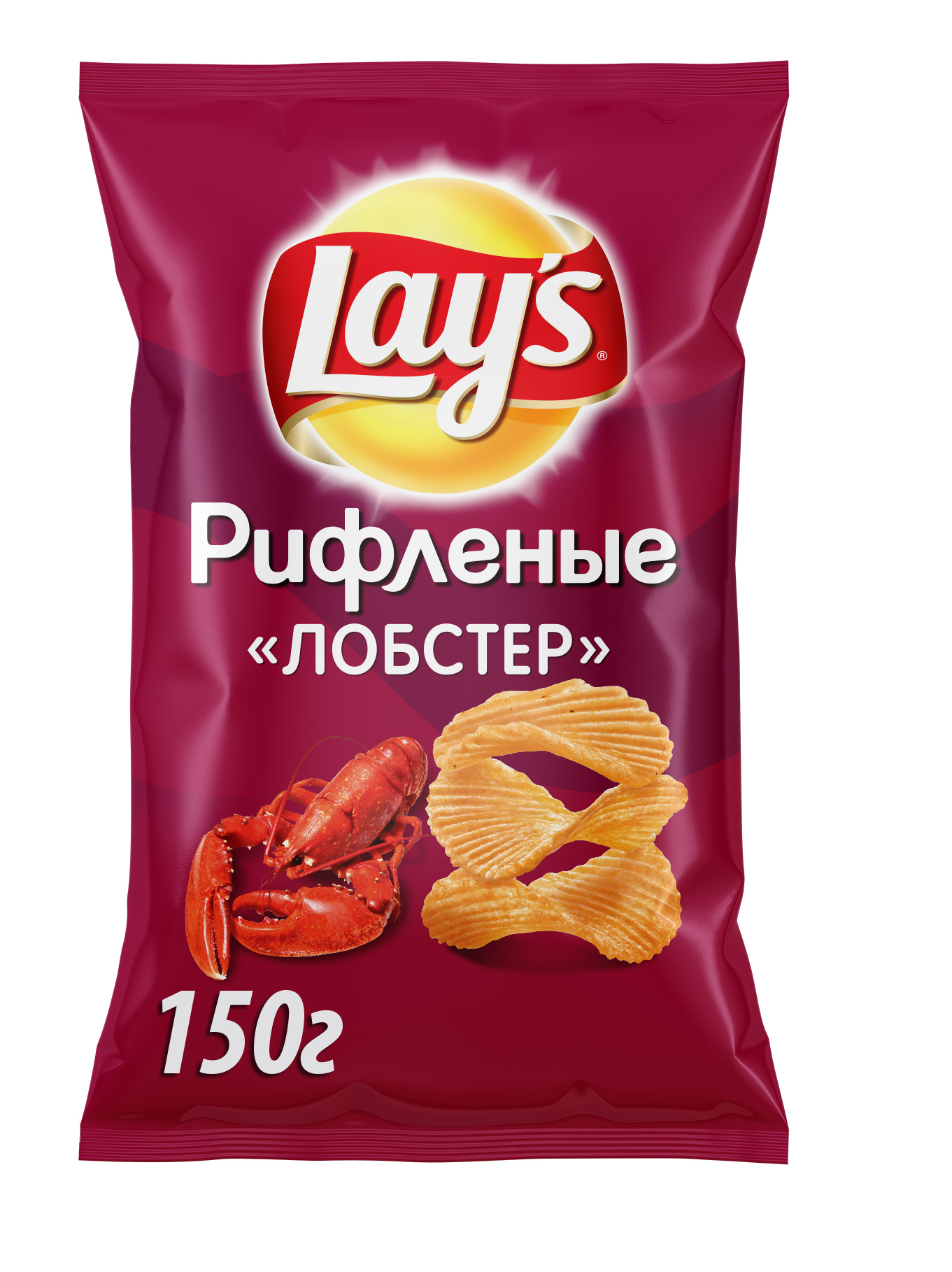 Чипсы lay-s пикантная горчица рифленые 150г