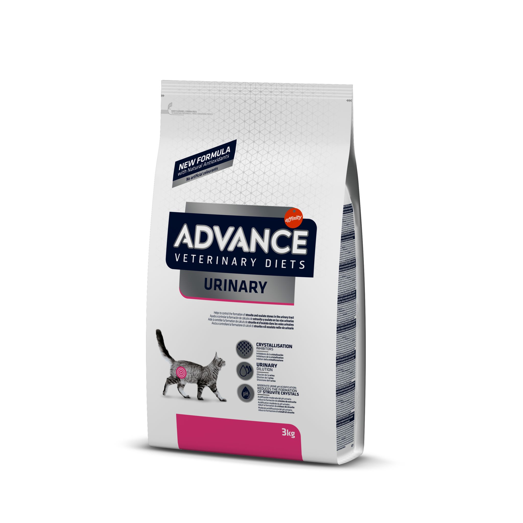 фото Сухой корм для кошек advance urinary, при мочекаменной болезни, 3 кг