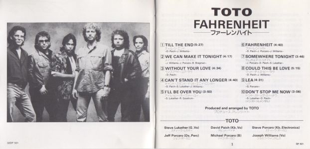 

Toto Fahrenheit