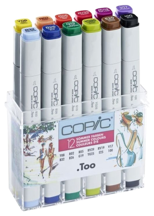 фото Набор маркеров copic classic summer colours 12 ов