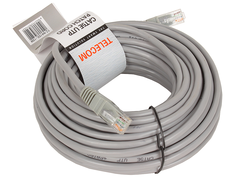 

Кабель TV-COM RJ45-RJ45, M-M 7,5м Grey (NP511-7.5M), NP511-7.5M