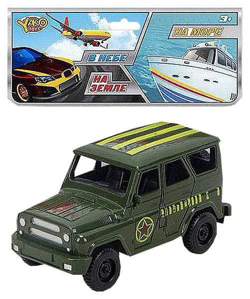 

Инерционная машинка "Военный джип" Yako Toys