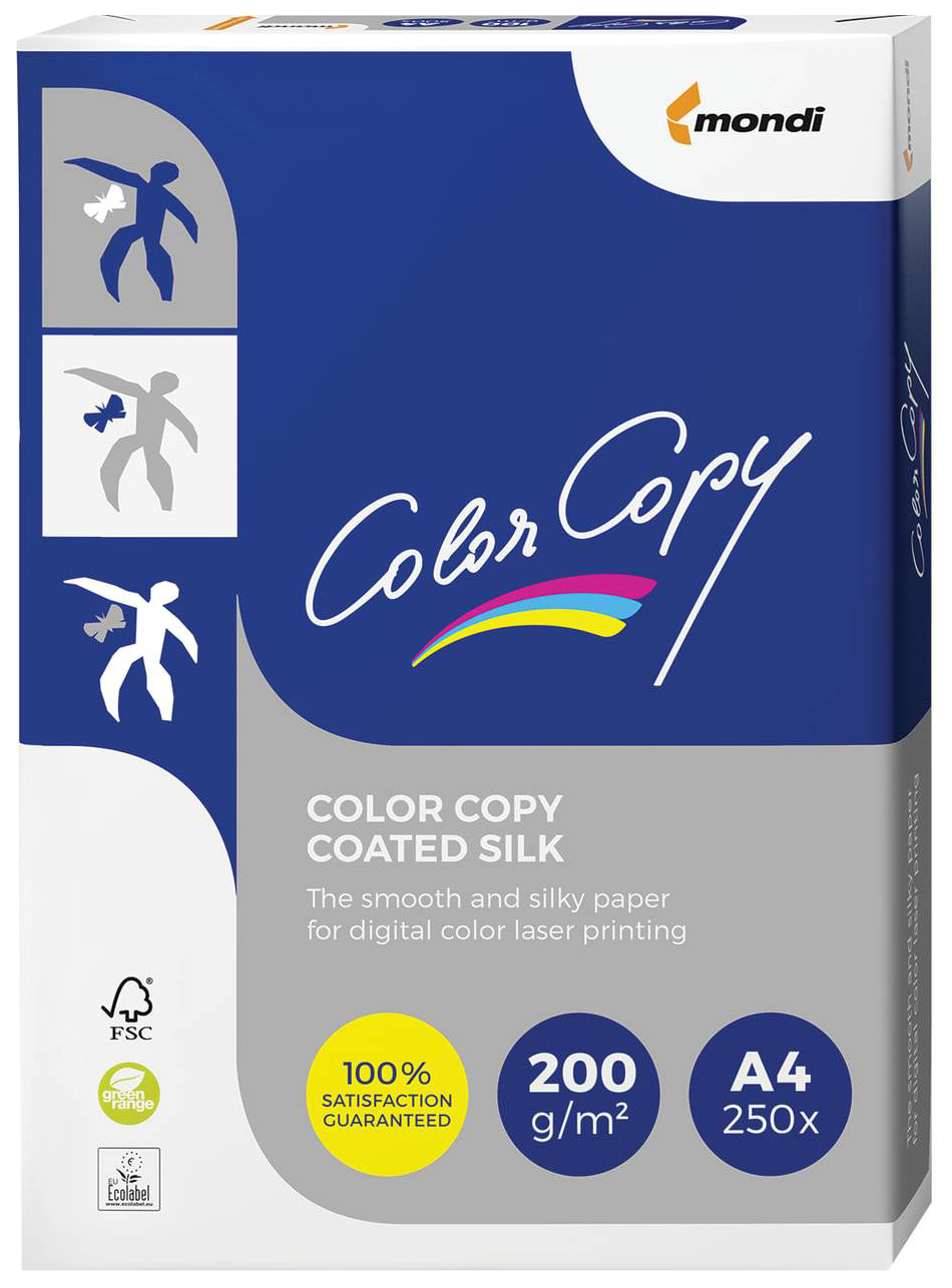 

Бумага Color Copy Glossy, мелованная, глянцевая, А4, 200 г/м2, 250 л, для полноцветной