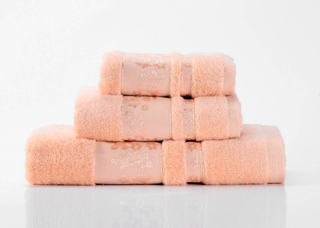 

Банное полотенце Valtery Emily оранжевый 50x90 см (1 шт.), Emily-4 Полотенце банное 50x90