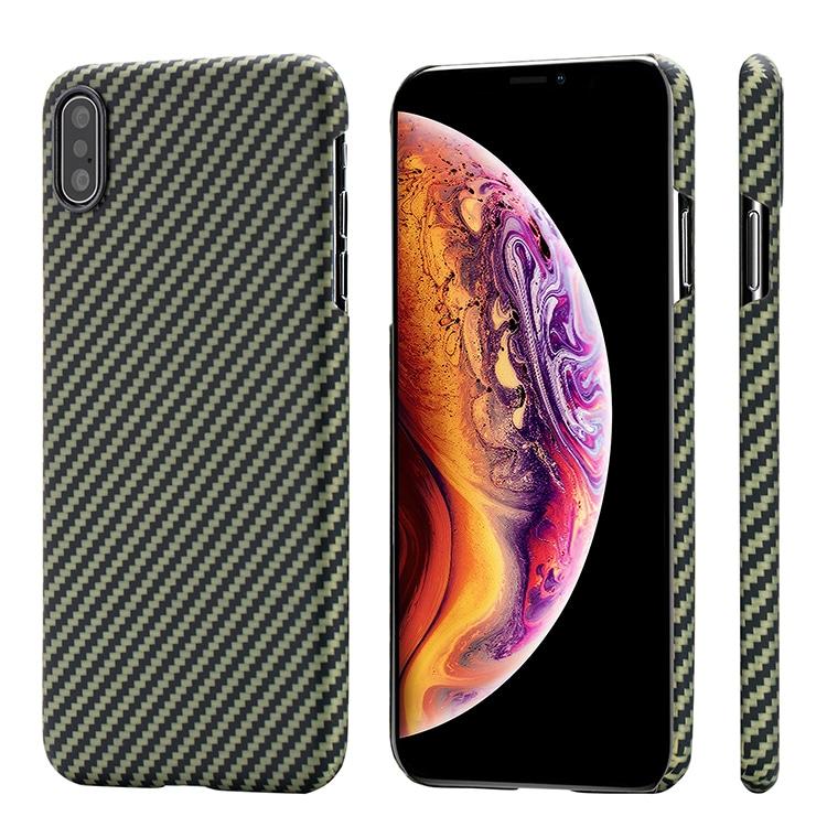 фото Чехол pitaka magcase для iphone xs max black/yellow