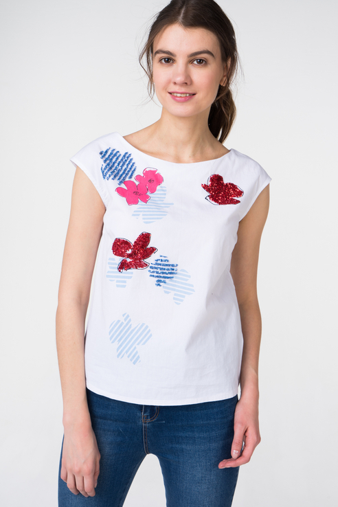 

Блуза женская ZARINA 8225510410075 белая XS, 8225510410075