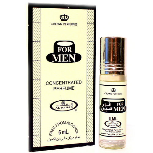 Купить Масло парфюмерное Al Rehab For Men, 6 мл