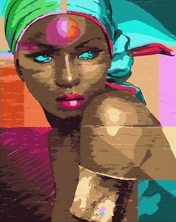 

Живопись по номерам Paintboy Абстрактная девушка 40x50, Абстрактная девушка