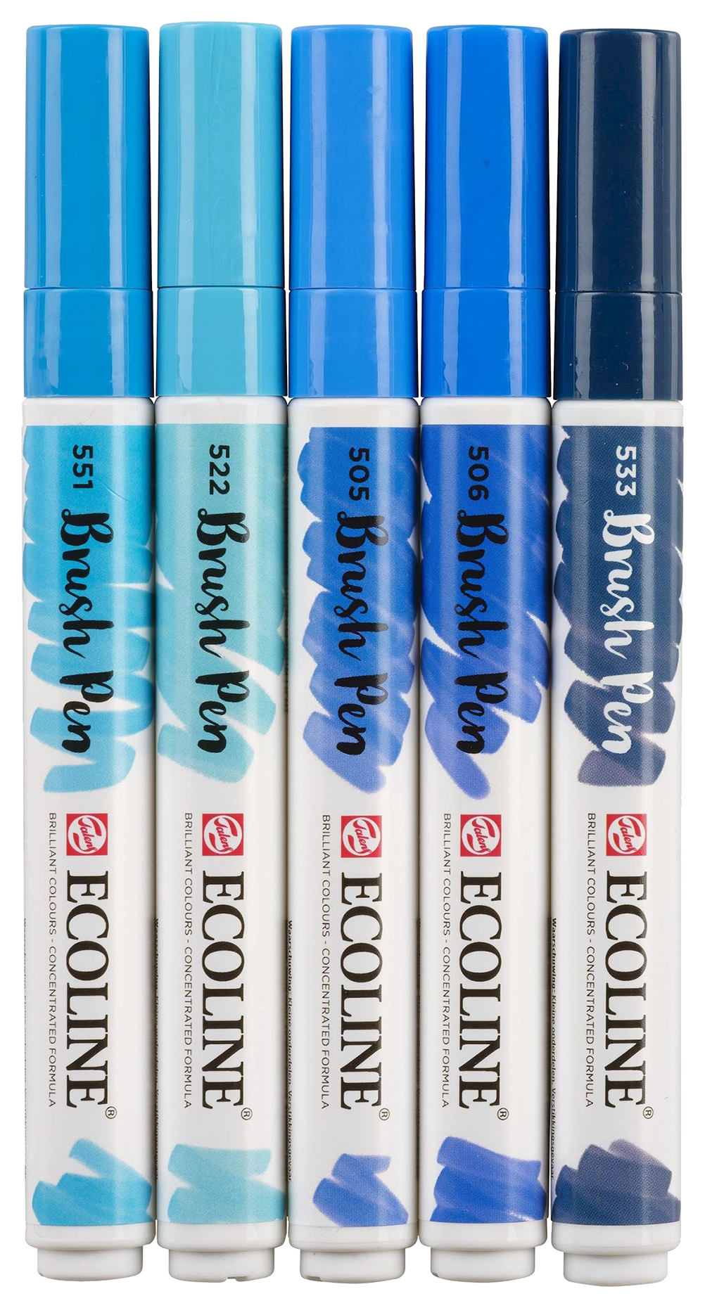 Набор маркеров ROYAL TALENS Ecoline BLUE 11509905 5 шт голубой; синий