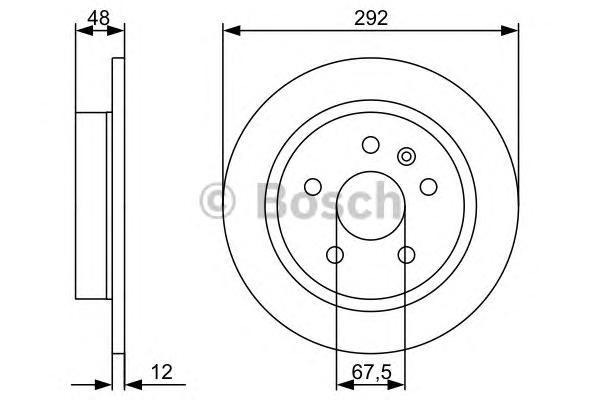 фото Тормозной диск bosch 0986479513