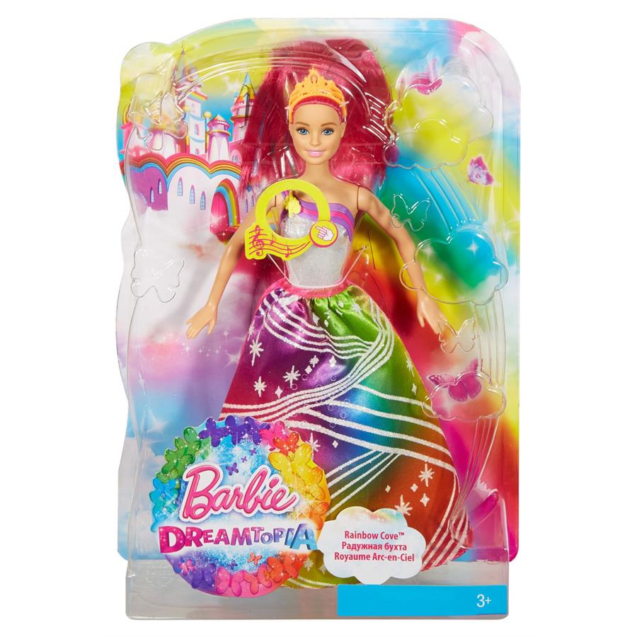 

Кукла Barbie Радужная принцесса с волшебными волосами, DPP90 Mattel