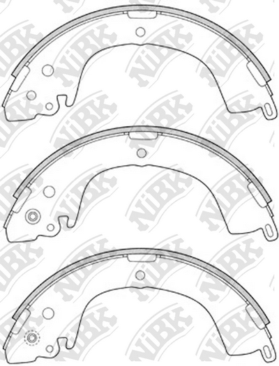 

Комплект тормозных колодок NiBK FN6718