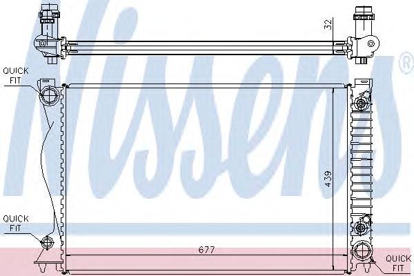 

Радиатор Nissens 60236A