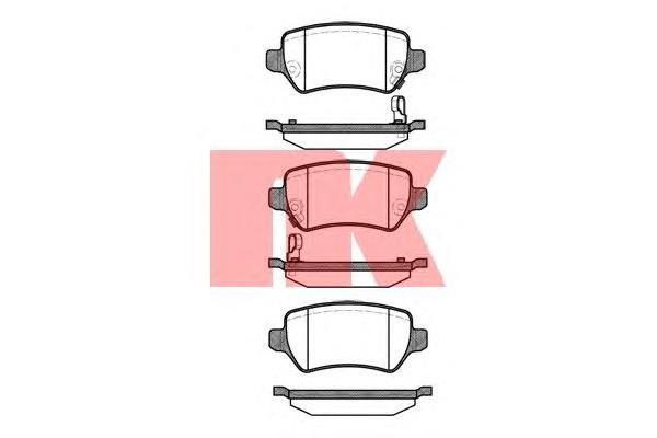 

Тормозные колодки Nk 223625