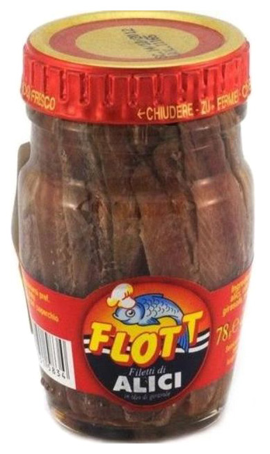 

Филе анчоусов Flott в подсолнечном масле 78 г