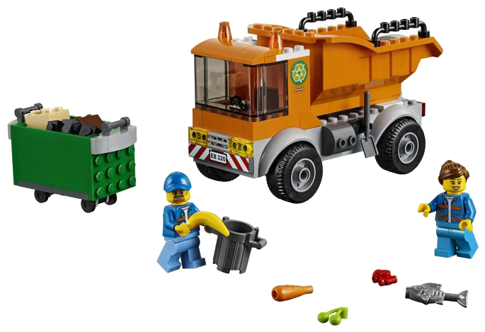 Конструктор LEGO City 60220 Мусоровоз контейнер для ланча lego