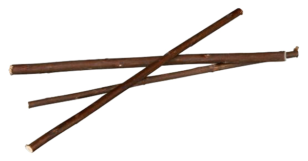 Лакомство для грызунов Trixie Ивовые палочки, 20 шт, 18 см, 120г