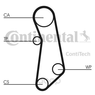 фото Комплект ремня грм contitech ct1115wp1