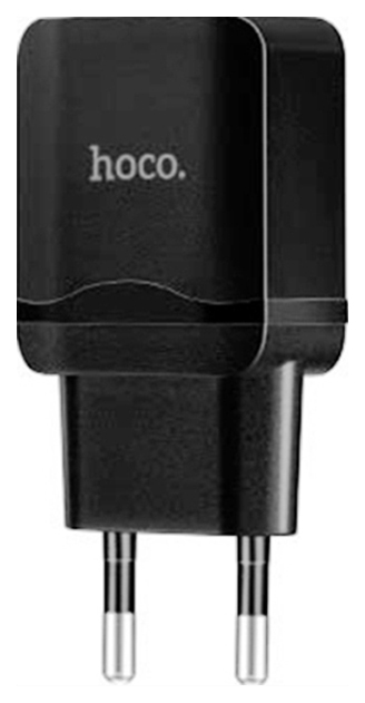 фото Сетевое зарядное устройство hoco c33a, 2xusb, 2,4 a, black